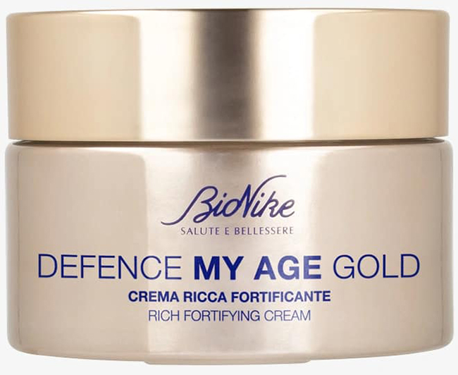 DEFENCE MY AGE GOLD CREMA RICCA FORTIFICANTE 50 ML - Farmacia De Pasquale