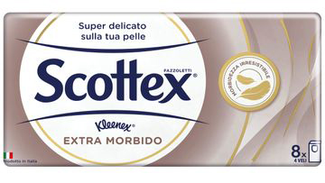 SCOTTEX EXTRA MORBIDO FAZZOLETTI 8 PEZZI - Farmacia De Pasquale