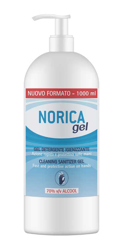 NORICA GEL DETERGENTE IGIENIZZANTE 70% ALCOOL 1000 ML - Farmacia De Pasquale