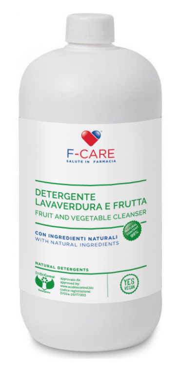 F CARE DETERGENTE VERDURA FRUTTA BIO 1000 ML - Farmacia De Pasquale