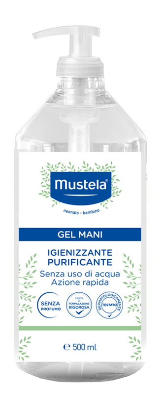 MUSTELA GEL MANI IGIENIZZANTE PURIFICANTE 500 ML - Farmacia De Pasquale