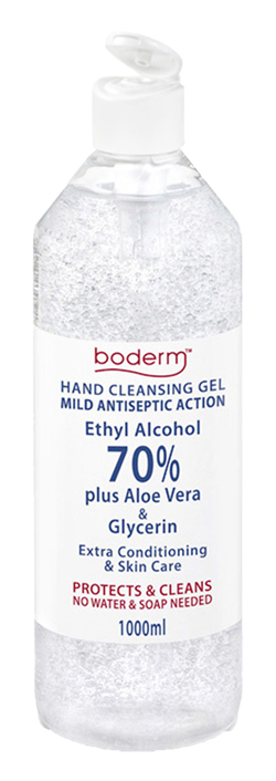 BODERM HAND CLEANSING GEL 70% 1 LITRO - Farmacia De Pasquale