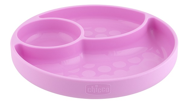 CHICCO PIATTO SILICONE VENTOSA ROSA - Farmacia De Pasquale
