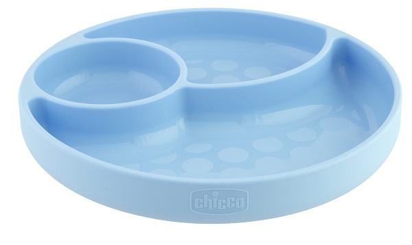 CHICCO PIATTO SILICONE VENTOSA BLU - Farmacia De Pasquale