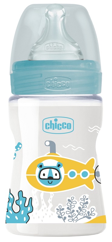 CHICCO BIBERON WB PP BOY DA 150 ML LENTO SILICONE - Farmacia De Pasquale