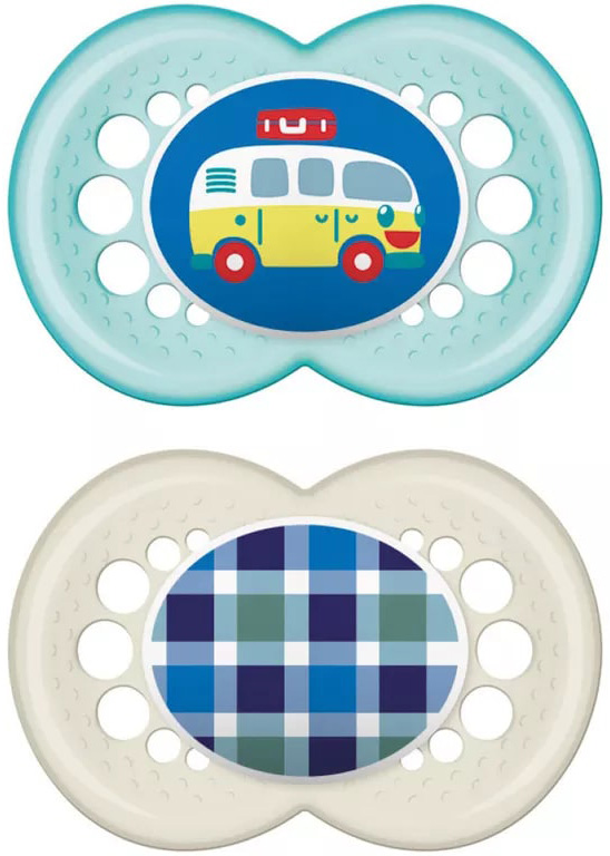 MAM SUCCHIETTO ORIGINAL 16+ SILICONE MASCHIO 2 PEZZI - Farmacia De Pasquale