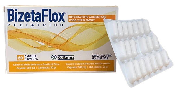 BIZETAFLOX PEDIATRICO 60 CAPSULE DA 500 MG - Farmacia De Pasquale