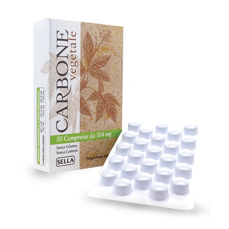 CARBONE VEGETALE 50 COMPRESSE - Farmacia De Pasquale