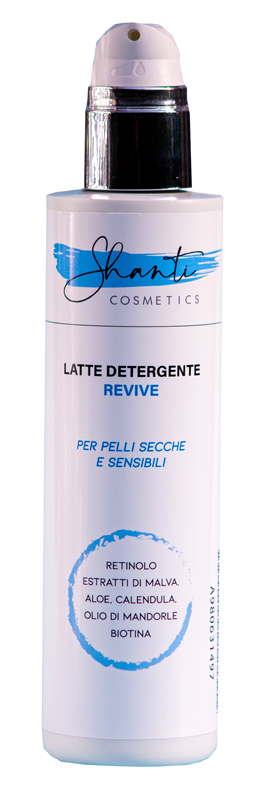 SHANTI COSMETICS LATTE DETERGENTE REVIVE 250 ML - Farmacia De Pasquale