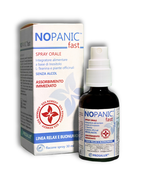 NOPANIC FAST SPRAY ORALE 30 ML - Farmacia De Pasquale