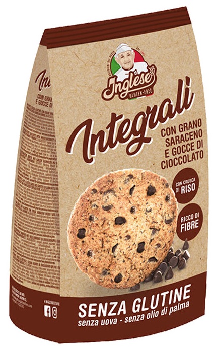 INGLESE BISCOTTI AL GRANO SARACENO CON GOCCE DI CIOCCOLATO 300 G - Farmacia De Pasquale