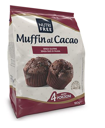 NUTRIFREE MUFFIN AL CACAO 4 X 45 G - Farmacia De Pasquale