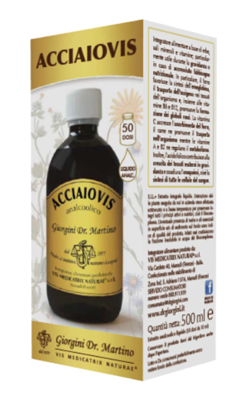 ACCIAIOVIS LIQUIDO ANALCOOLICO 500 ML - Farmacia De Pasquale