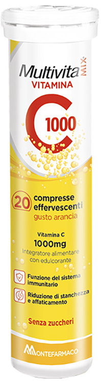 MULTIVITAMIX VIT C 1000 20 COMPRESSE EFFERVESCENTI - Farmacia De Pasquale