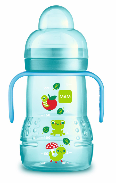 MAM TRAINER 220 ML 4+ BECCUCCIO SOFT SILICONE FEMMINA - Farmacia De Pasquale