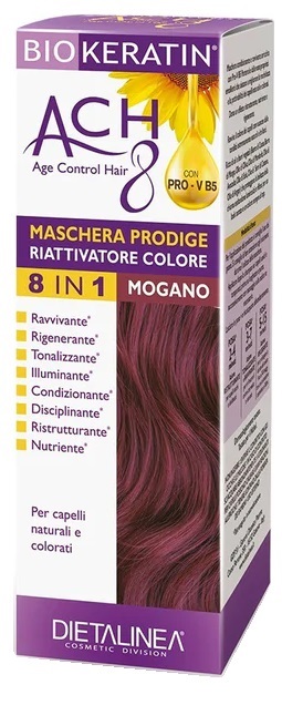 BIOKERATIN ACH8 MASCHERA PRODIGE RIATTIVATORE COLORE MOGANO 150 ML - Farmacia De Pasquale