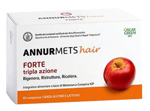 ANNURMETS HAIR FORTE TRIPLA AZIONE 60 COMPRESSE - Farmacia De Pasquale