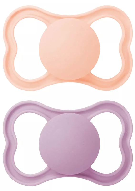 MAM AIR SUCCHIETTO 16+ MESI SILICONE FEMMINA 2 PEZZI - Farmacia De Pasquale