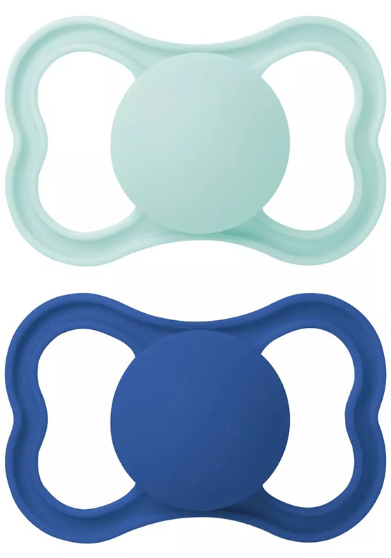 MAM AIR SUCCHIETTO 16+ MESI SILICONE MASCHIO 2 PEZZI - Farmacia De Pasquale