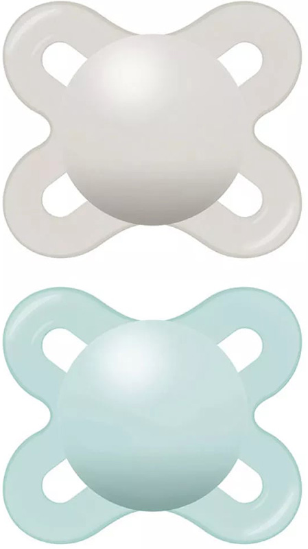 MAM SUCCHIETTO ORIGINAL START 0-2 MESI SILICONE NEUTRO 2 PEZZI - Farmacia De Pasquale