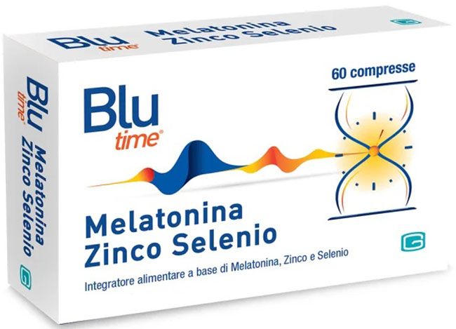 BLU TIME MELATONINA/ZINCO/SELENIO COMPRESSE - Farmacia De Pasquale