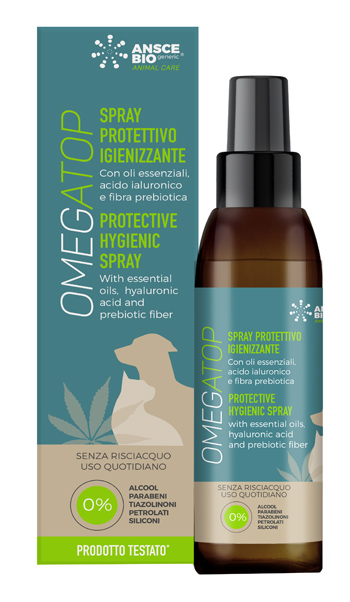 OMEGATOP SPRAY IGIENIZZANTE PROTETTIVO 150 ML - Farmacia De Pasquale