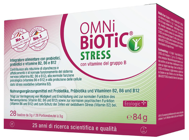 OMNI BIOTIC STRESS VITAMINE GRUPPO B 28 BUSTINE DA 3 G - Farmacia De Pasquale