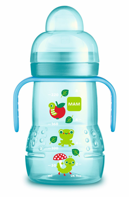 MAM TRAINER 220 ML 4+ BECCUCCIO SOFT SILICONE NEUTRO - Farmacia De Pasquale