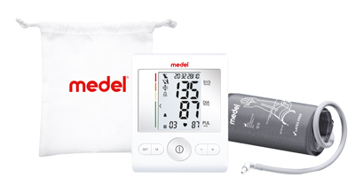 MEDEL SENSE MISURATORE DI PRESSIONE AUTOMATICO CON ADATTATORE - Farmacia De Pasquale