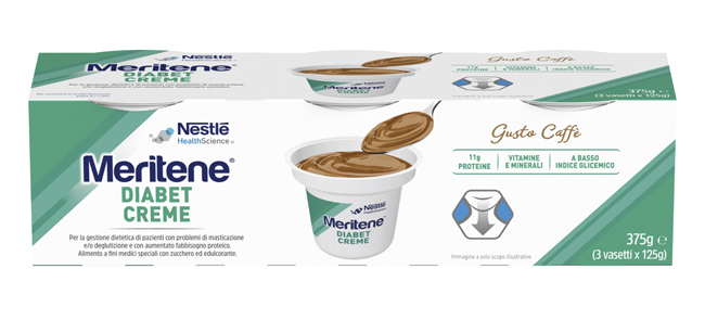 MERITENE DIABET CREME CAFFE' 3 X 125 G - Farmacia De Pasquale