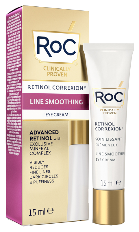 ROC RETINOL CORREXION LINE SMOOTHING CREMA OCCHI 15 ML - Farmacia De Pasquale