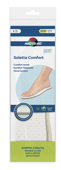 MASTER-AID FOOTCARE SOLETTA COMFORT RITAGLIABILE 2 PEZZI I1 - Farmacia De Pasquale