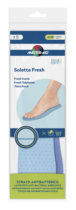 MASTER-AID FOOTCARE SOLETTA FRESH RITAGLIABILE 2 PEZZI I2 - Farmacia De Pasquale