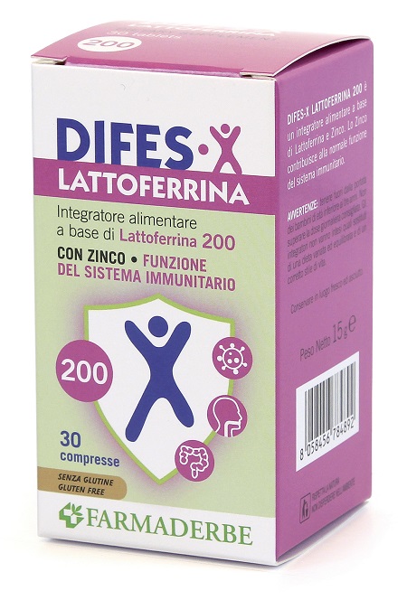 DIFES X LATTOFERRINA 200 30 COMPRESSE - Farmacia De Pasquale