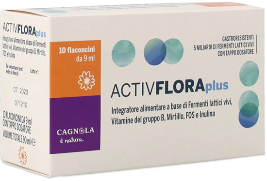 ACTIV FLORA PLUS 10 FLACONCINI X 9 ML - Farmacia De Pasquale