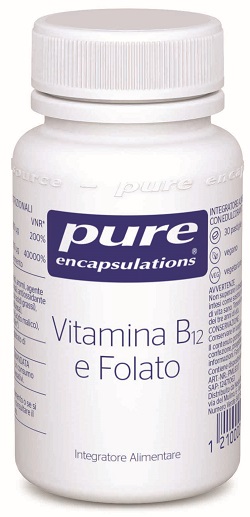 PURE ENCAPSULATIONS VITAMINA B12 E FOLATO 30 PASTIGLIE - Farmacia De Pasquale
