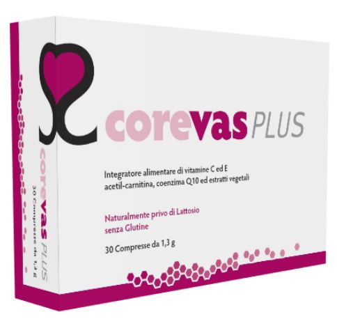 COREVAS PLUS 30 COMPRESSE - Farmacia De Pasquale