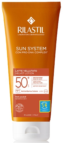 RILASTIL SUN SYSTEM PHOTO PROTECTION TERAPY SPF 50+ LATTE VELLUTANTE 200 ML - Farmacia De Pasquale
