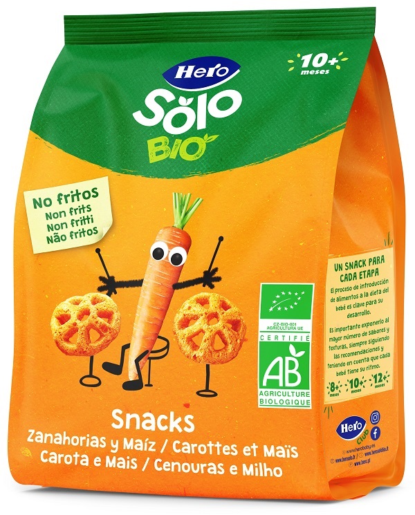 HERO BABY SOLO SNACK CAROTA MAIS 40 G - Farmacia De Pasquale
