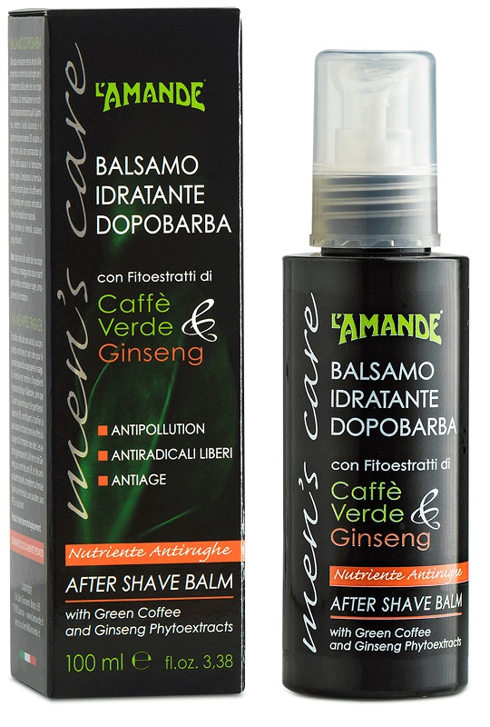 L'AMANDE MAN'S CARE BALSAMO DOPOBARBA RINFRESCANTE ANTIRUGHE SENZA ALCOOL 100 ML - Farmacia De Pasquale