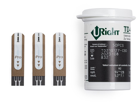 STRISCE MISURAZIONE GLICEMIA U-RIGHT TD 4279 50 PEZZI - Farmacia De Pasquale