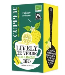 CUPPER TE' VERDE LIMONE BIO 20 FILTRI 35 G - Farmacia De Pasquale