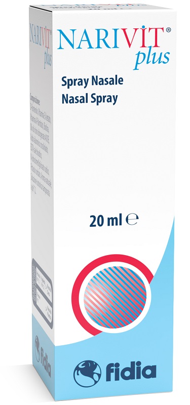 NARIVIT PLUS SPRAY NASALE 20 ML CON ACIDO IALURONICO CROSS-LINKATO D-PANTENOLO BIOTINA VITAMINA E VITAMINA E - Farmacia De Pasquale