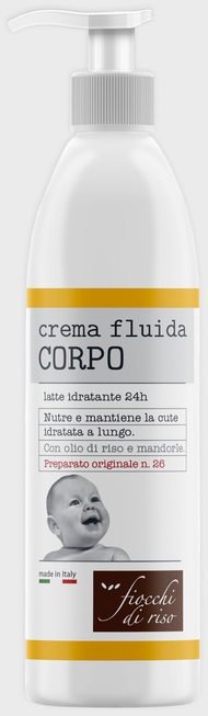 FIOCCHI DI RISO CREMA FLUIDA IDRATANTE 400 ML - Farmacia De Pasquale