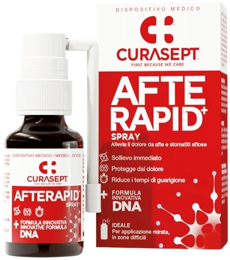 CURASEPT SPRAY AFTE RAPID DNA 15 ML - Farmacia De Pasquale