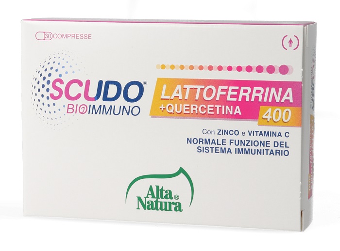 SCUDO LATTOFERRINA + QUERCETINA 400 30 COMPRESSE - Farmacia De Pasquale