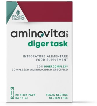 AMINOVITA PLUS DIGER TASK 20 STICK DA 10ML - Farmacia De Pasquale