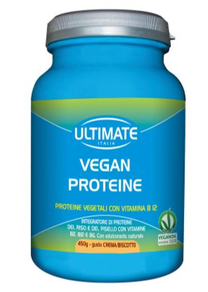 ULTIMATE VEGAN PROTEINE CREMA BISCOTTO 450 G - Farmacia De Pasquale