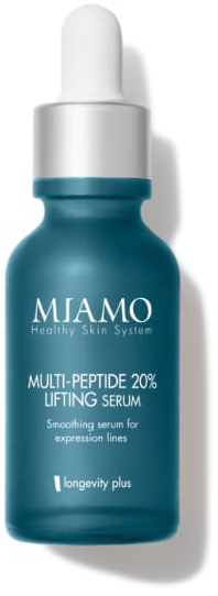 MIAMO LONGEVITY PLUS MULTI-PEPTIDE 20% LIFTING SERUM 30 ML - Farmacia De Pasquale