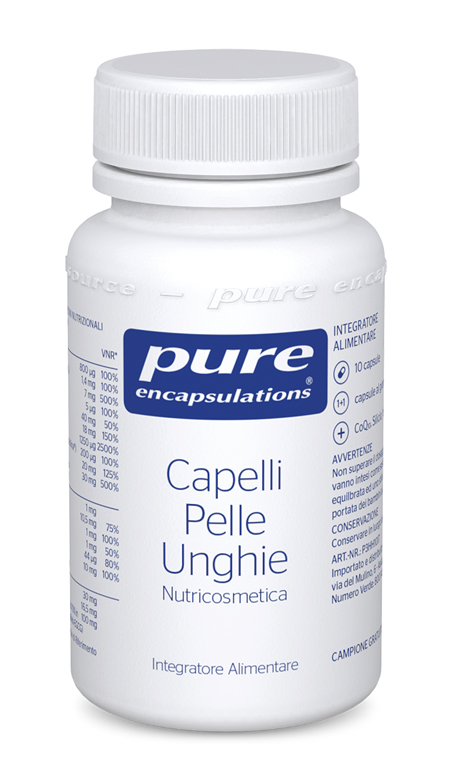 PURE ENCAPSULATIONS CAPELLI PELLE UNGHIE 30 CAPSULE - Farmacia De Pasquale